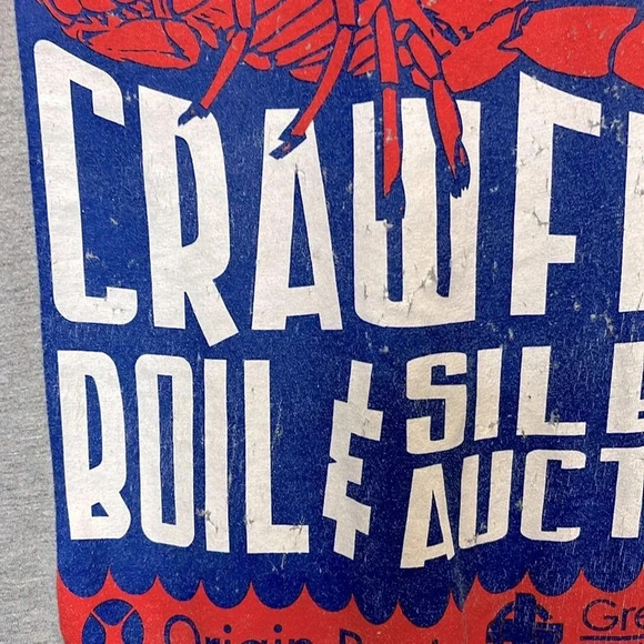Men’s crawfish boil 2XL tshirt short sleeved tee some wear cotton tshirt - Picture 7 of 8